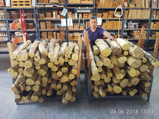 European Boxwood Half Logs.