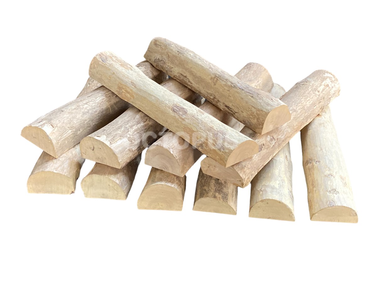 European Boxwood Half Logs