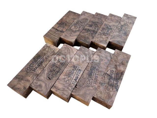 Burl Walnut Knife Handle