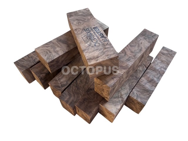 Burl Walnut Knife Handle