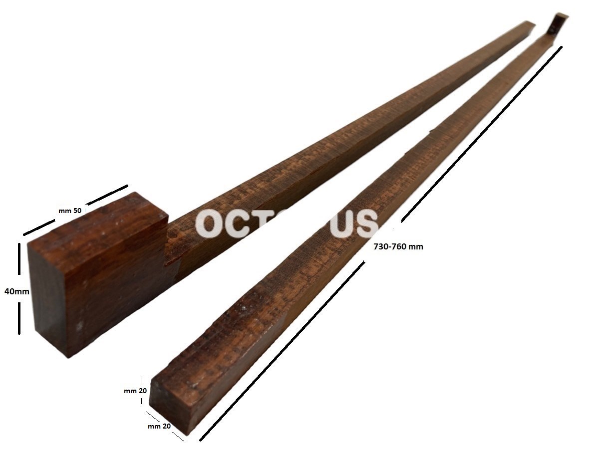 Snakewood Doublebass Bow Blank.